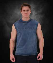Washed-off Sleeveless T-shirt