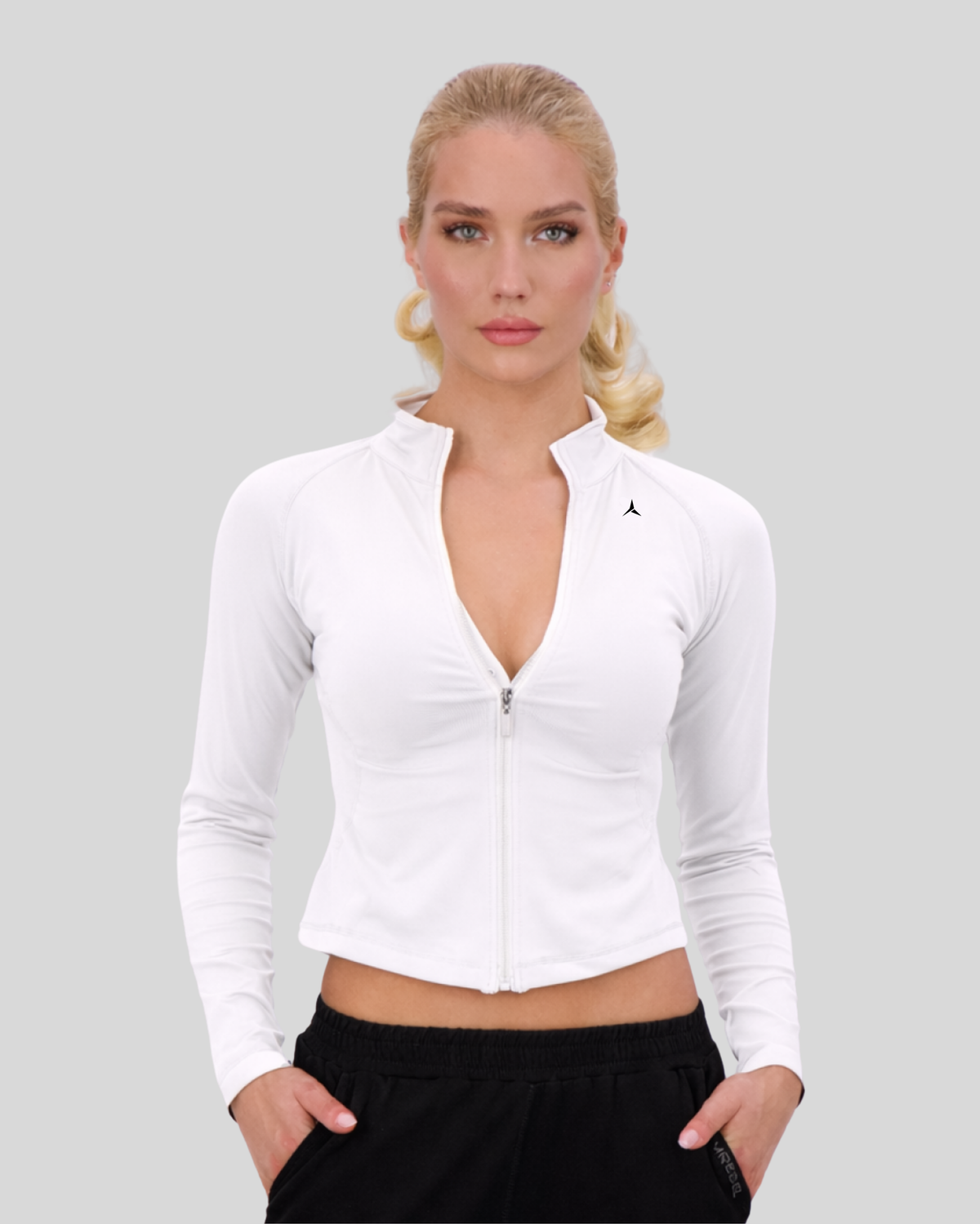 white | front