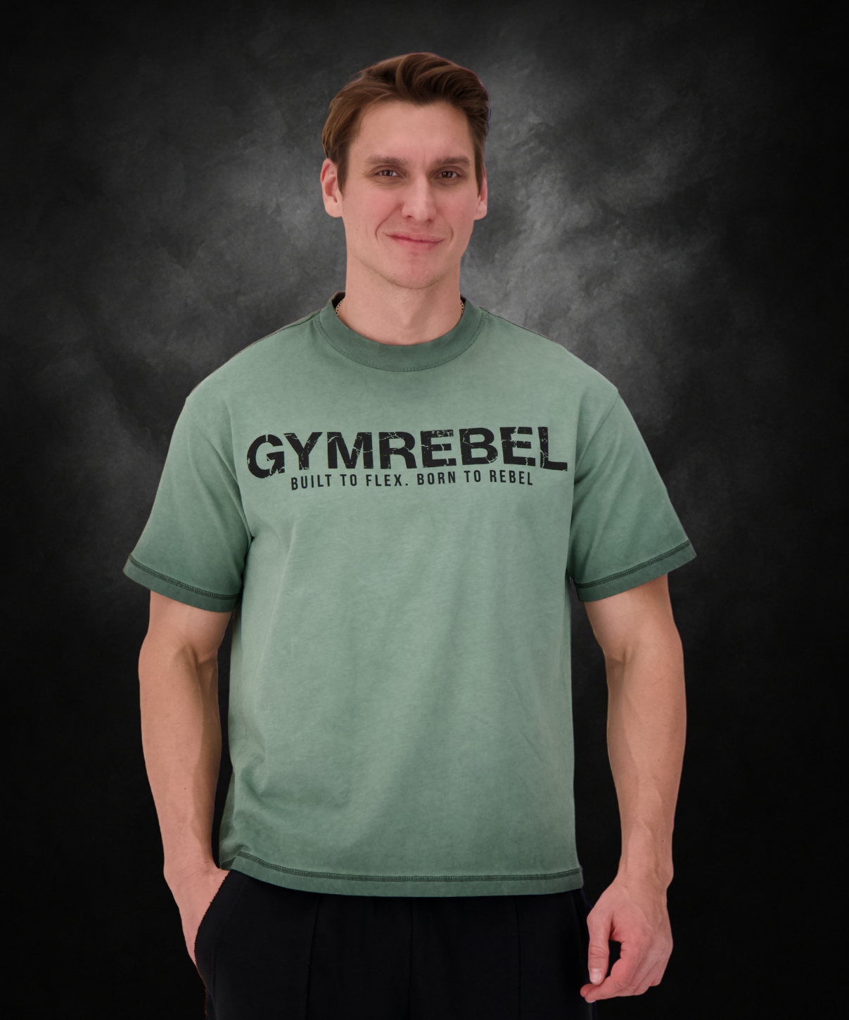 Washed-off Oversized HEAVYWEIGHT T-shirt (250gsm)