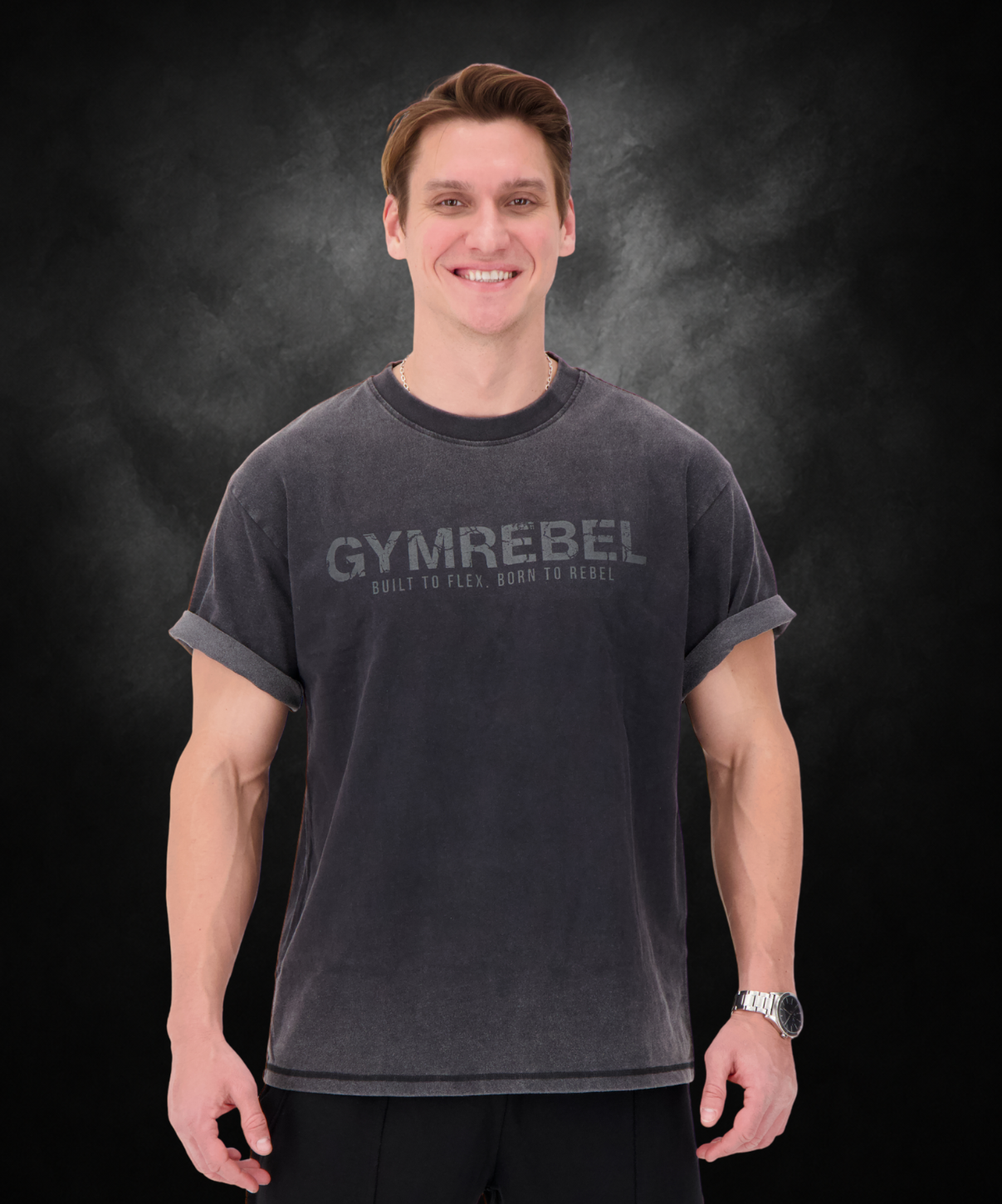 Washed-off Oversized HEAVYWEIGHT T-shirt (250gsm)