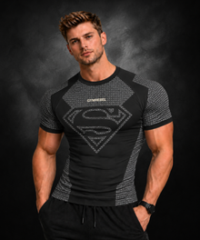 Superman Rebel Compression T-Shirt