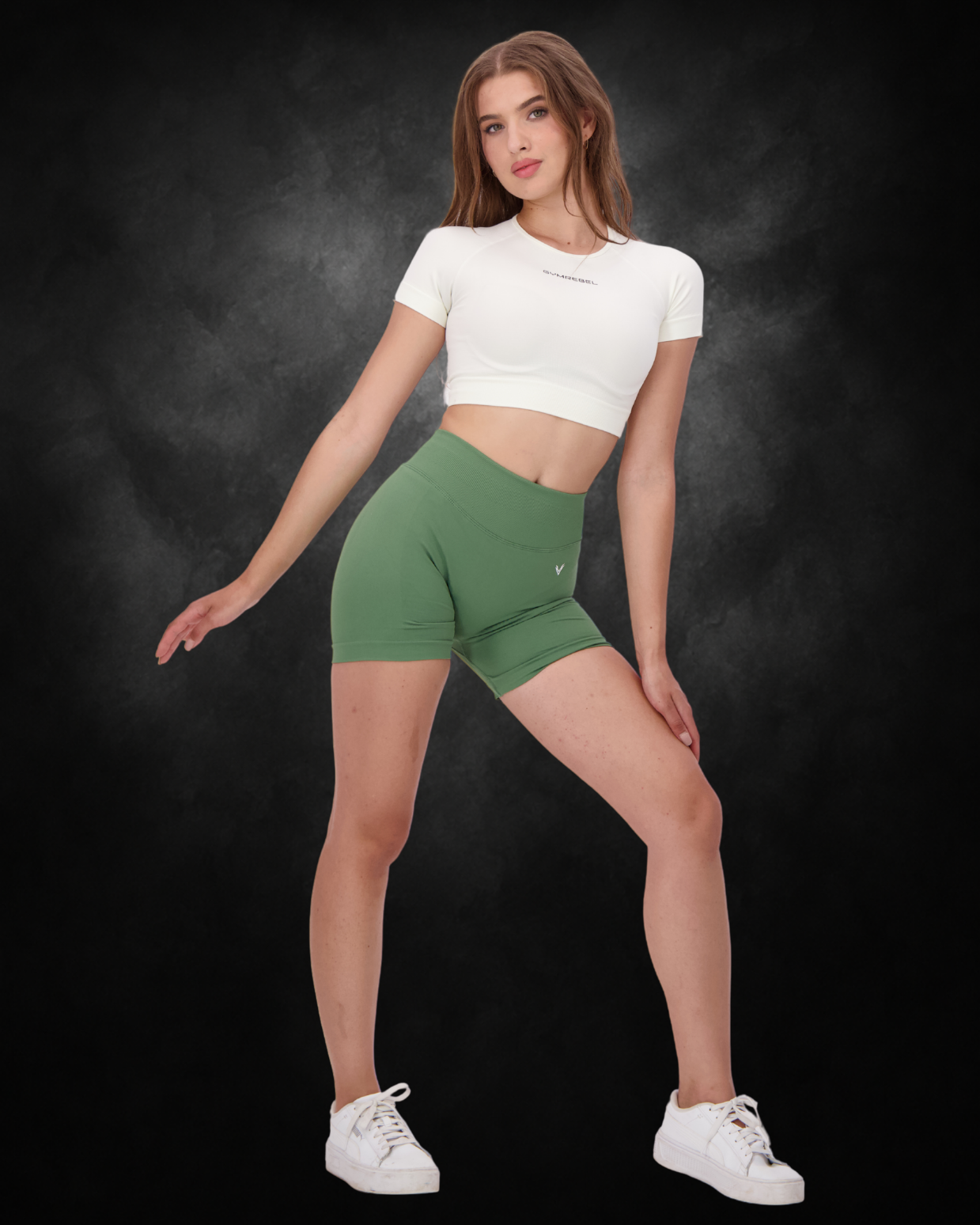 Seamless Curve Ribbed Top & Shorts Set
