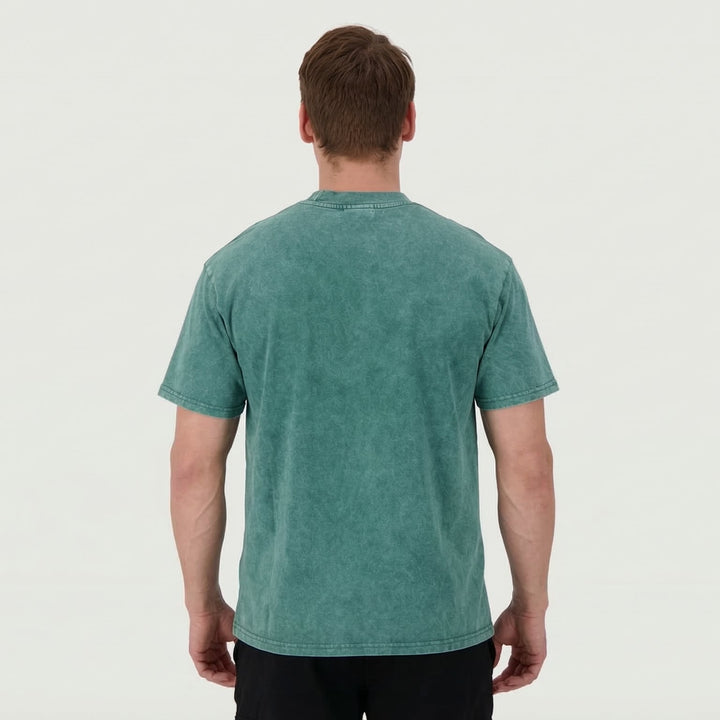 Washed-off Oversized T-shirt LIFTING CLUB (230gsm)