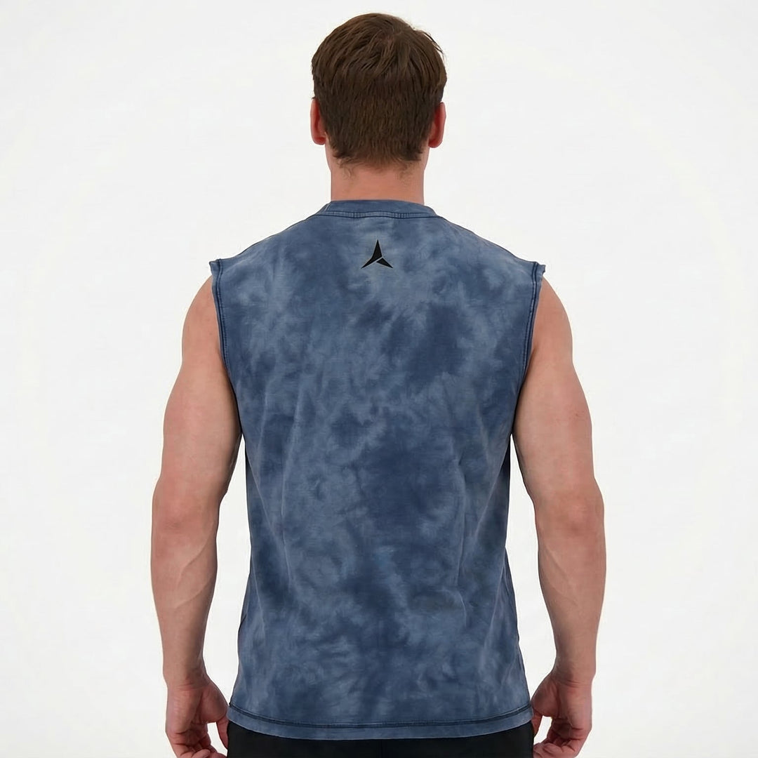 Washed-off Sleeveless T-shirt