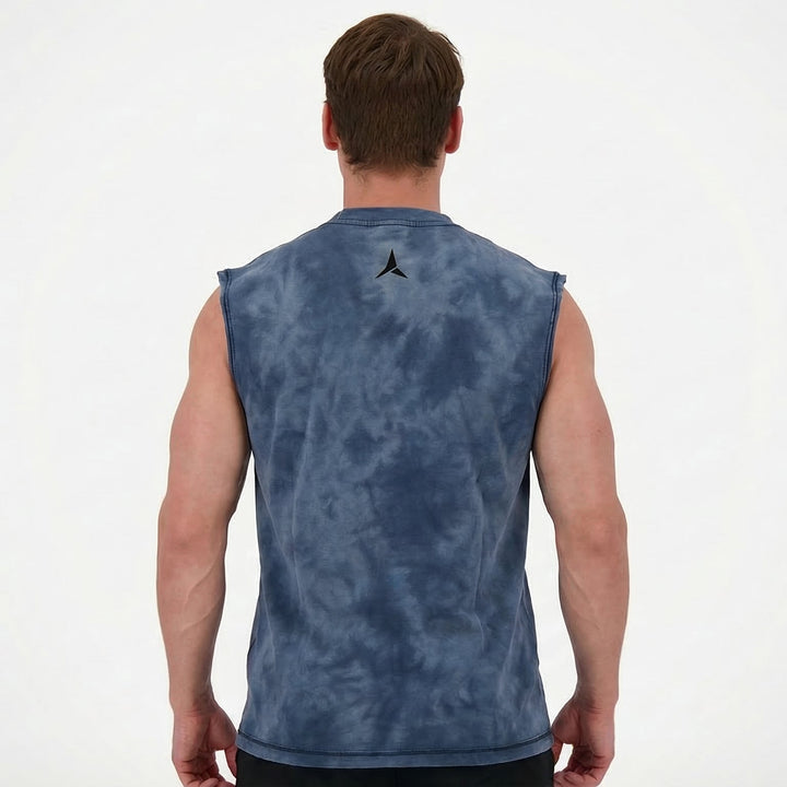 Washed-off Sleeveless T-shirt