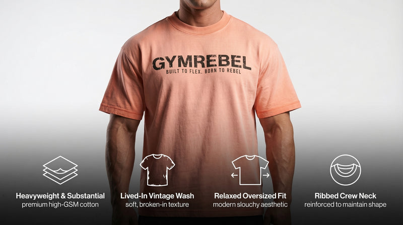 Washed-off T-shirt (250gsm) (SUMMER EDITION) feature 1 mobile