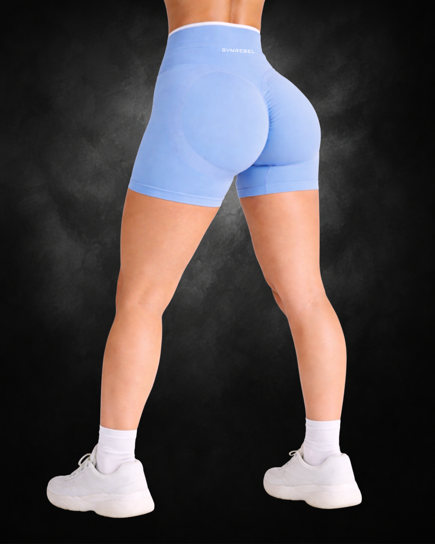 blue | bandelet shorts | back