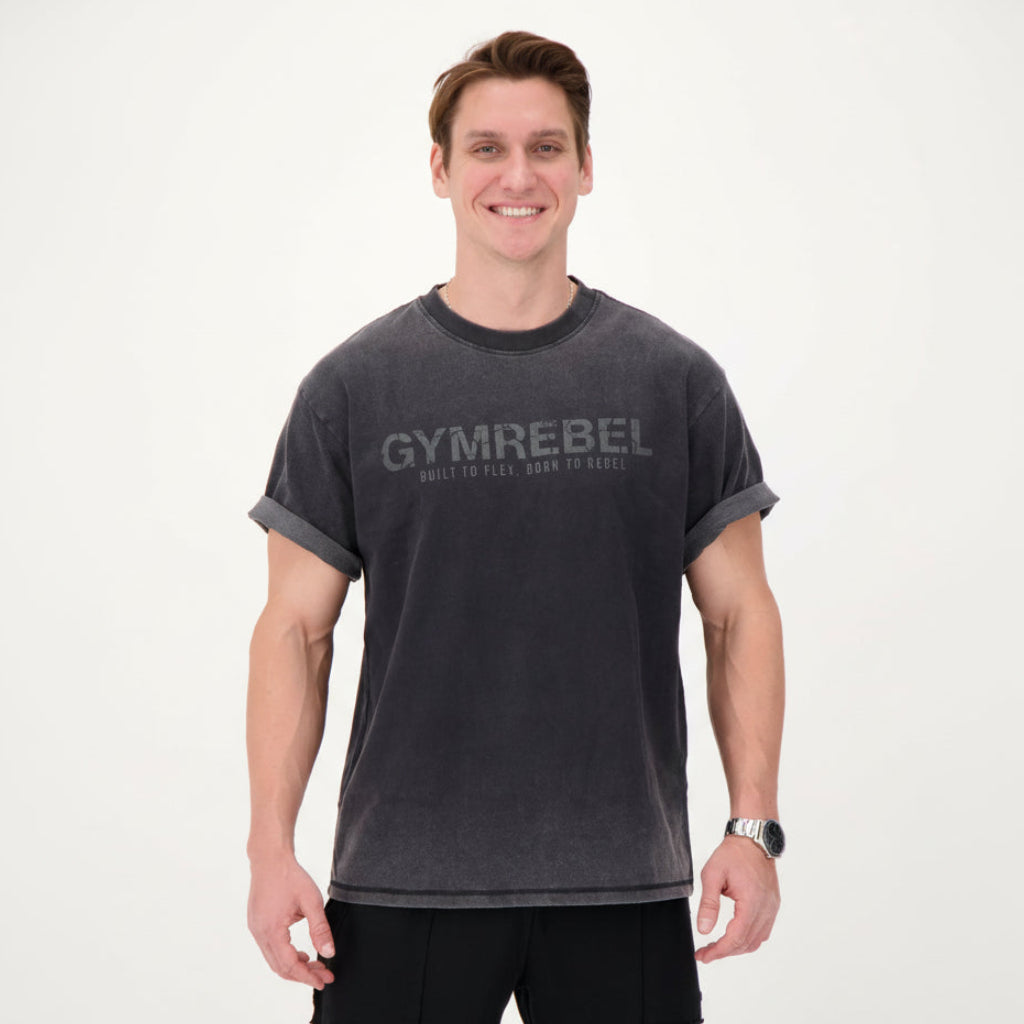 Washed-off Oversized HEAVYWEIGHT T-shirt (250gsm)